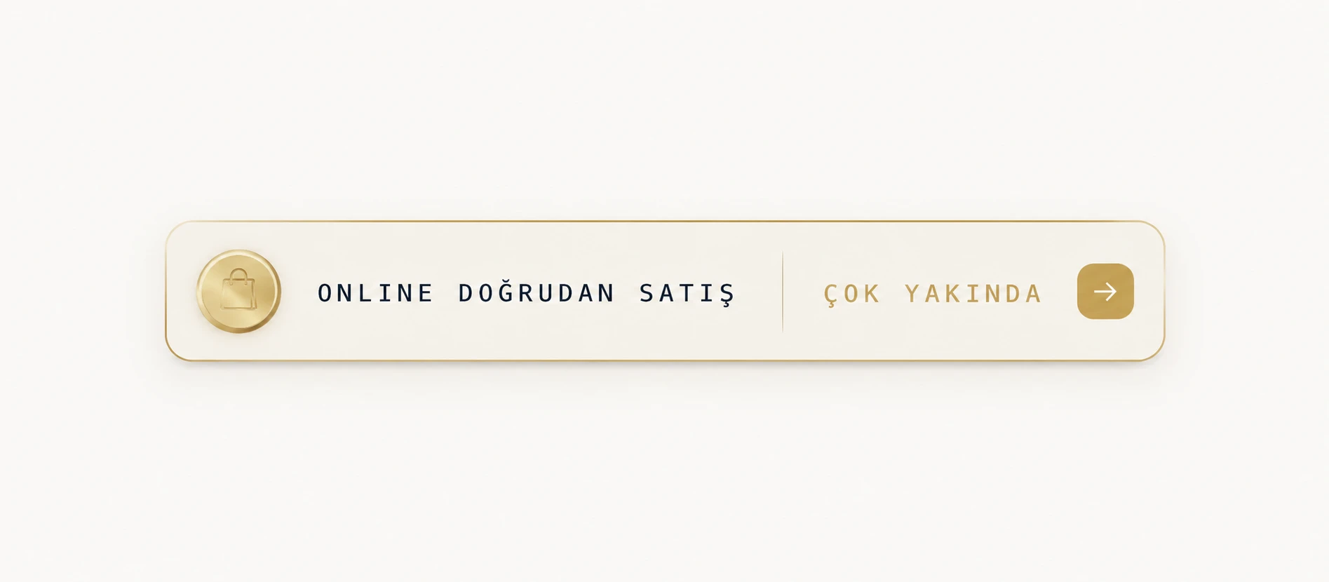 Online doğrudan satış — çok yakında