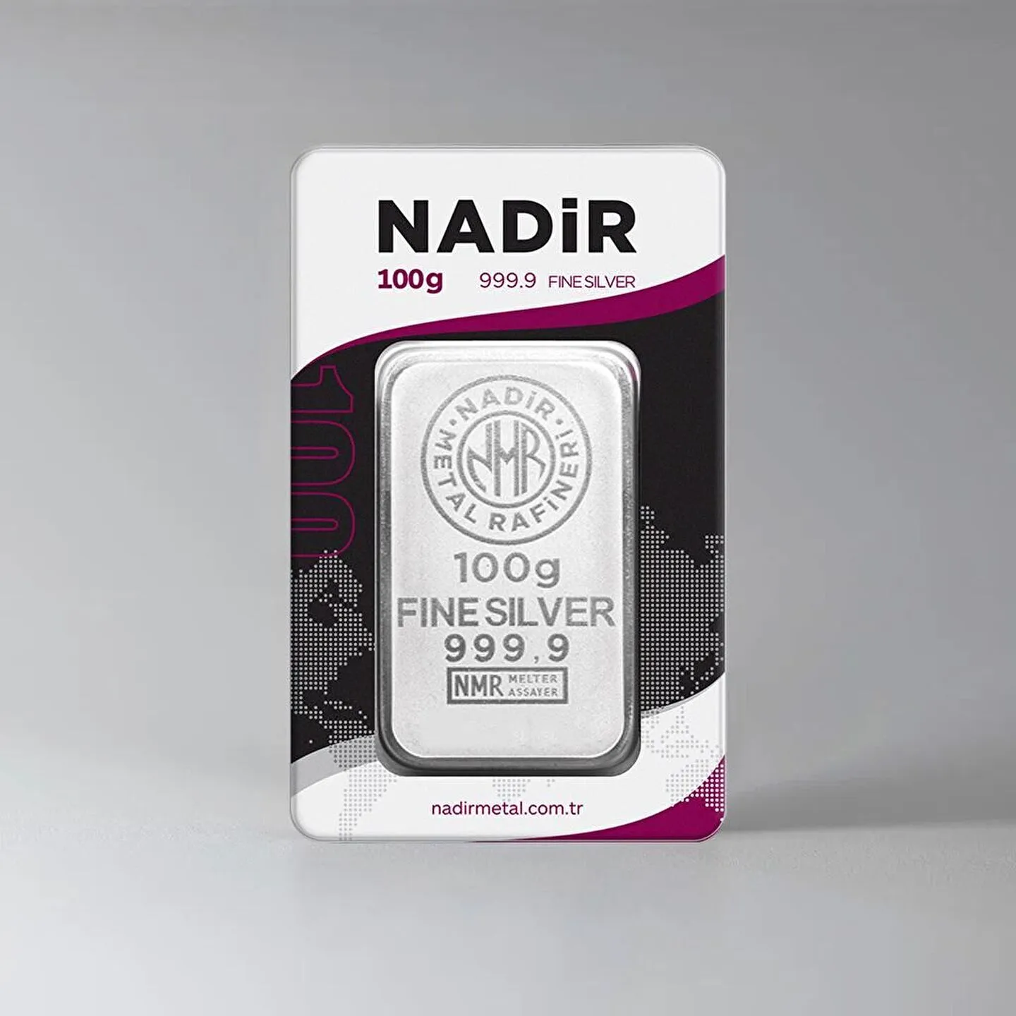 100 Gr Külçe Gümüş