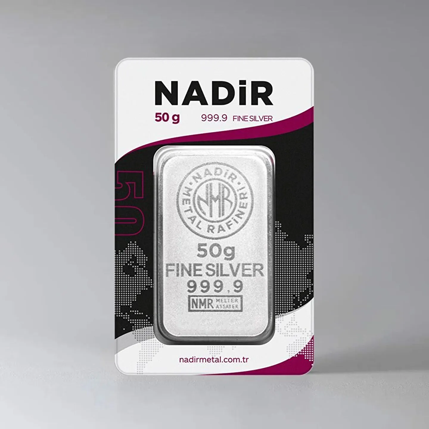 50 Gr Külçe Gümüş